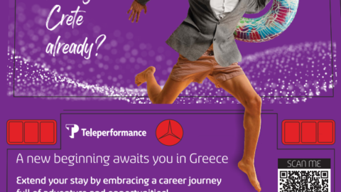 Need a job? Get one in Greece! Με την Teleperformance στα Χανιά!